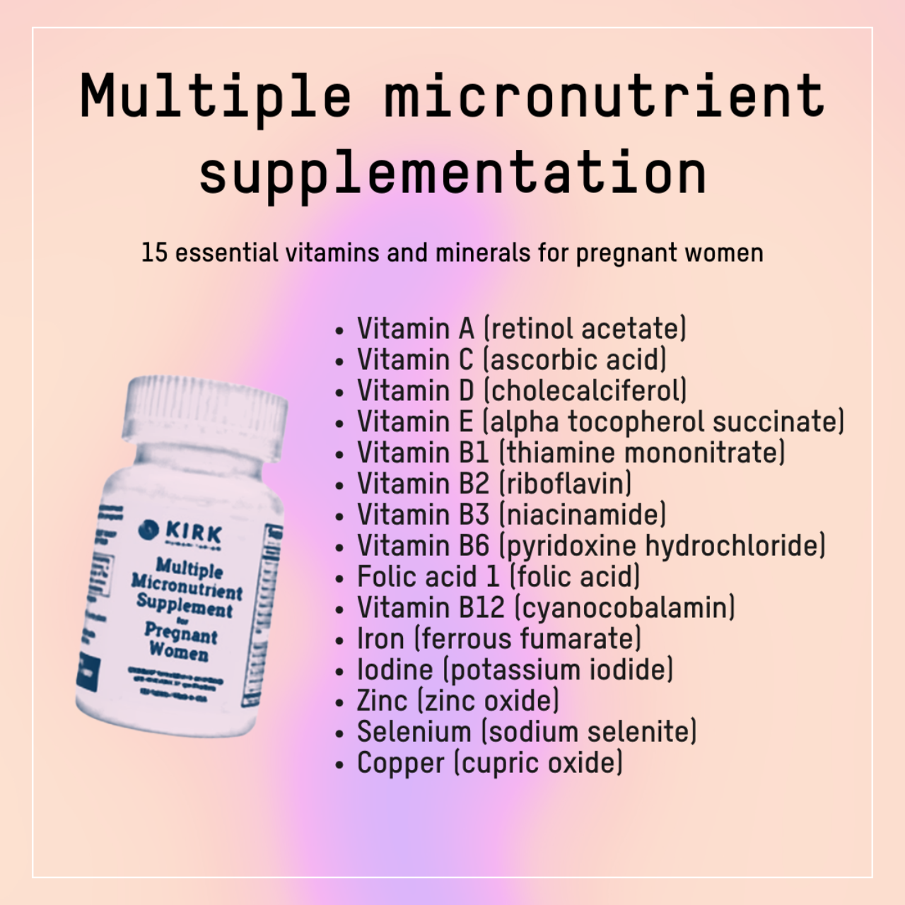 Nutrients MMS